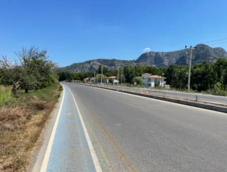 Dalyan Hauptstraße Null Grundstück Zum Verkauf 8115M2 Gewerbegrundstück Zum Verkauf