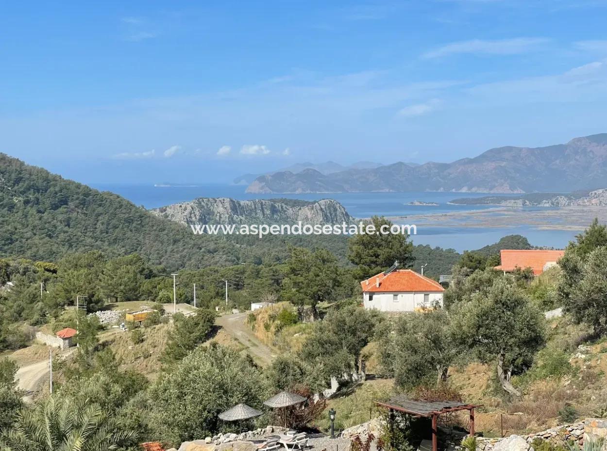 Vip Villa For Sale In 5000M2 Land With Full Sea View In Gökbel