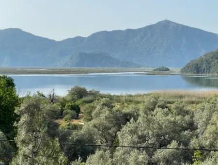 1,136M2 Field Plot For Sale With Çandır Lake View