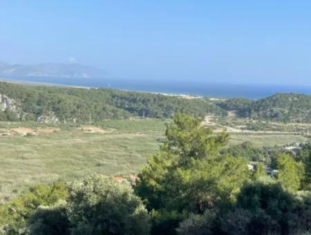 Land For Sale In Sarigerme 425M2 With Full Sea View